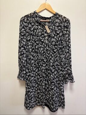 J Crew Floral Long-Sleeve Women’s Dress Size S